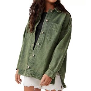 Free People Madison City Twill Jacket
